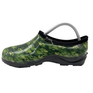 Sloggers Shoes Womens Size 10 Green Black Waterproof Garden Clogs Made in USA